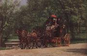 Thomas Eakins Wagon oil painting on canvas
